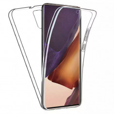Husa 360 de grade Samsung Galaxy S22 Plus silicon fata spate Transparenta