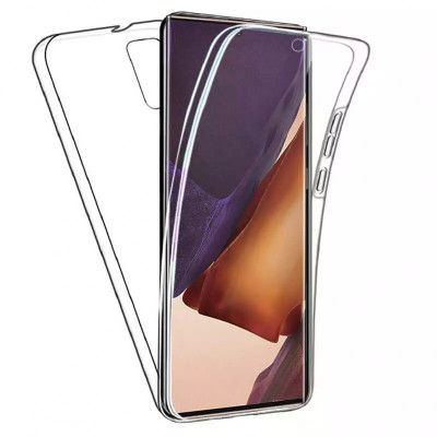 Husa 360 de grade Samsung Galaxy S22 Plus silicon fata spate Transparenta foto