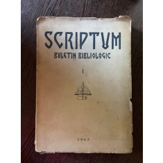 Scriptum Buletin Bibliologic I 1943