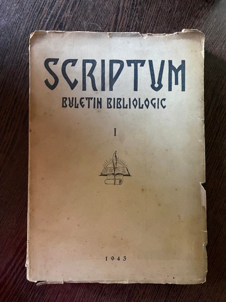 Scriptum Buletin Bibliologic I 1943