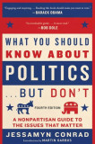 What You Should Know about Politics . . . But Don&#039;t, Fourth Edition: A Nonpartisan Guide to the Issues That Matter, 2020
