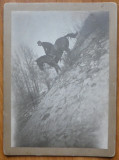 Fotografie militara pe carton , Calaret in uniforma , 1910