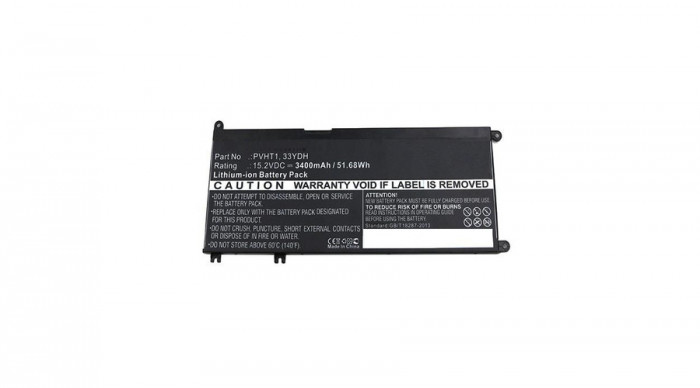 CoreParts Baterie laptop pentru Dell 52Wh Li-ion 15.2V 3400mAh, DNCWSCB6106B, I7778-0026GRY, Inspiron 17 7000, Inspiron 17 7778, Inspiron