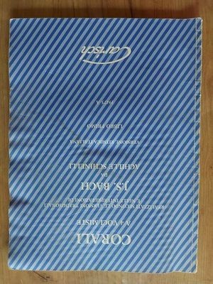 Corali A patru voci misti J.S.BACH da Achille Schinelli Libro primo foto