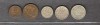 URSS (RUSIA) 1962/79 - LOT 5 MONEDE 2, 5, 10, 15, 20 COPEICI (4), Europa