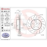Set disc frana Mercedes Clasa C (W204) 01.07-01.15, Fata, 295X28mm, ventilat, BREMBO