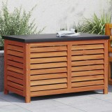 VidaXL Ladă depozitare de grădină, 90x48x55 cm, lemn masiv de eucalipt