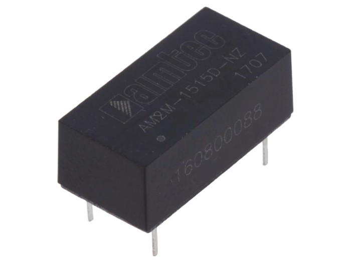 Convertor DC/DC 2W 15V/-15V