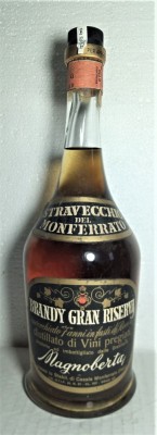 B 12/A RARE -BRANDY, GRAN RESERVA STRAVECCHIO MONFERRATO L 1 GR 40 multi 7 anii foto