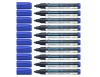 Set 10 Markere reincarcabile Schneider Maxx 290, 1-3mm, albastru - RESIGILAT