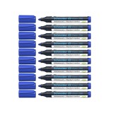 Set 10 Markere reincarcabile Schneider Maxx 290, 1-3mm, albastru - RESIGILAT