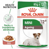 Cumpara ieftin Royal Canin Mini Ageing 12+ hrana umeda caine senior (in sos), 12 x 85 g