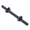 Bară Metalică Haltere, -25 mm, Filetată, 35 cm, 2 Piulițe, Negru