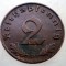 2.931 GERMANIA 2 REICHSPFENNIG 1939 D