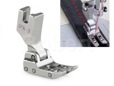 CALITATE Piciorus metalic cu role SPK-3 pt masini de cusut INDUSTRIALE pt piele foto
