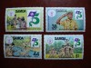 TUKS &amp; CAICOS SERIE SCUTISM MNH, Nestampilat