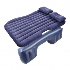 Saltea auto gonflabila Travel Bed, 138 x 85 x 45 cm, suporta 600 kg, Mov foto