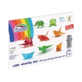 Bloc tehnic colorat A4 Fiorello 150-1436, 80g/mp, set 16 file