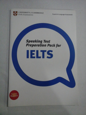 Speaking Test Preparation Pack for IELTS - University of Cambridge - 2010 foto