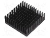 Radiator extrudat, aluminiu, 42.5mm x 42.5mm, negru, Advanced Thermal Solutions - ATS-55425K-C1-R0