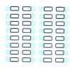 iPhone X Banda Flex Conector Incarcare - Protectie Spuma (Minim 5 Bucati) - Piese Telefon
