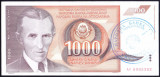 Bancnota Bosnia si Hertegovina 1.000 Dinari (1992) - P2b UNC