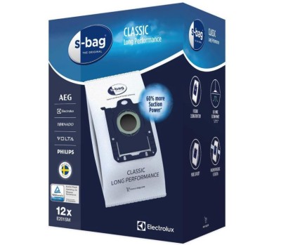 Set 12 saci de aspirator E201SM, ELECTROLUX 9001684811, CLASSIC LONG PERFORMANCE foto