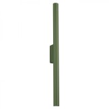 Lampă De Perete Pastel Verde Măsliniu Oțel 2 Becuri Tub Modern De Interior