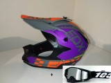 Cumpara ieftin Casca Moto Atv Cross Enduro Downhill + Ochelari 100% ,marimi disponibile XS,S,M si L