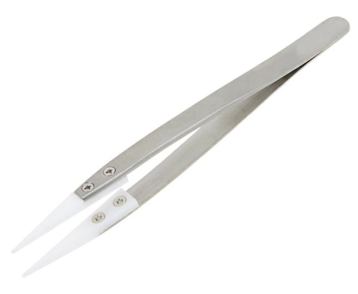 Penseta ceramica antistatica SMD electronisti vape