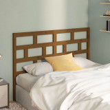 Tablie de pat, maro miere, 146x4x100 cm, lemn masiv de pin GartenMobel Dekor, vidaXL