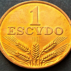 Moneda 1 ESCUDO - PORTUGALIA, anul 1976 *cod 377 B = UNC