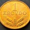 Moneda 1 ESCUDO - PORTUGALIA, anul 1976 *cod 377 B = UNC