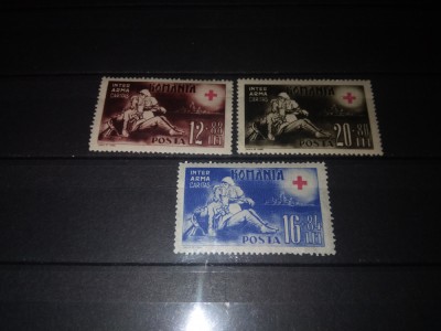 TIMBRE ROMANIA LP 151 1943 CRUCEA ROSIE foto