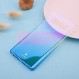 Husa Huawei P Smart 2019 Baseus Gradient Blue Protectie Camera