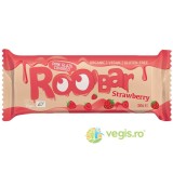 Baton cu Capsuni si Glazura Roz fara Gluten Ecologic/Bio 30g