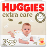 Scutece Huggies Extra Care 3 Jumbo, 6-10 kg, 40 buc