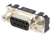 Conector D-Sub 9 PIN Soclu Mamă Drept THT Cu Șuruburi
