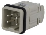 Conector HDC Inserturi Contact Tată 5 4 PE 10A