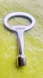 G130-Cheie Triunghi speciala MESAN bronz cromat cu cap latura interioarade 9,5cm