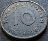 Moneda istorica 10 REICHSPFENNIG - GERMANIA NAZISTA, anul 1941 A * cod 4922 B