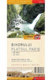 Muntii Bihorului. Platoul Padis. Harta de drumetie. Muntii nostri