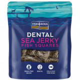 FISH4DOGS Dental Sea Jerky Fish Squares 115 g
