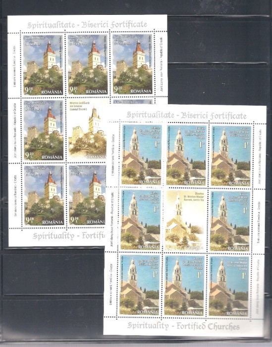 ROMANIA 2014 - EMISIUNE ROMANIA-CROATIA, MINICOLI, MNH - LP 2047d