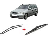 Cumpara ieftin Set 3 stergatoare OPEL ASTRA H Estate Van (L70) 2004 - 2014, pentru parbriz si luneta, Valeo Silencio