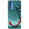 Husa compatibila cu Motorola G50 model Statue of liberty, Silicon, TPU, Viceversa, Transparent, Carcasa