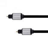 Cablu audio digital optic Toslink 10m, KM1222, Oem