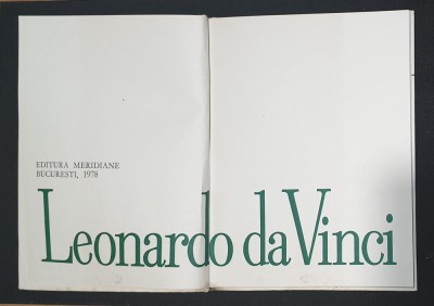 Album de Arta Clasicii picturii universale - Leonardo Da Vinci - V. I. Stoichita foto