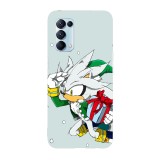 Husa compatibila cu Oppo A55, Viceversa, model Silver Sonic, Silicon, TPU, Transparent, Carcasa