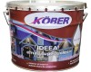 Email Superlucios K&ouml;ber Ideea Alb Polar 10L - Vopsea Alchidica Metal/Lemn/Sticla, Acoperire Excelenta, Rezistenta Intemperii
